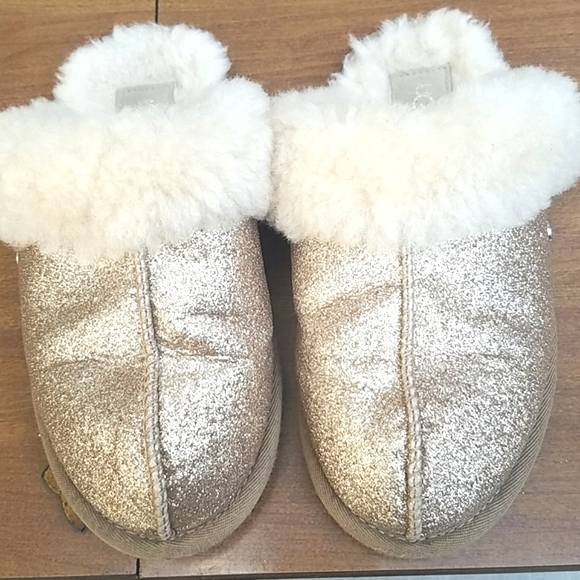 UGG Scuffette II Metallic Sparkle Women's Slippers,size 5 / EU36 - Picture 2 of 7